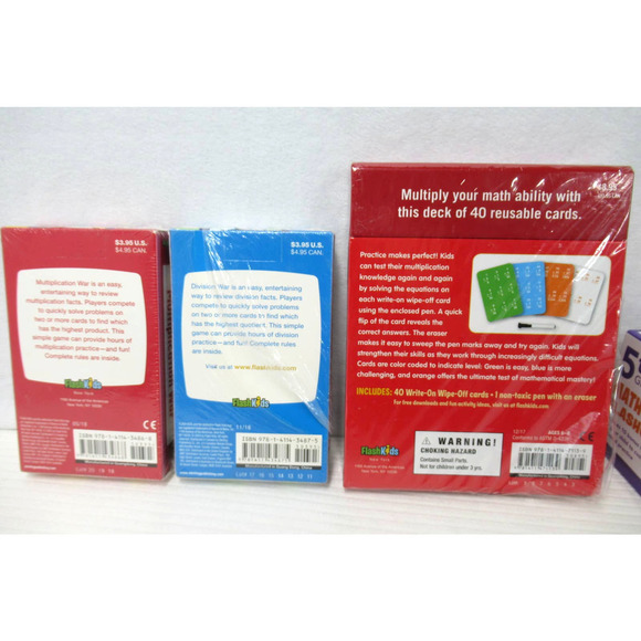 5th Grade Math Flashcards Set - Picture 5 of 7